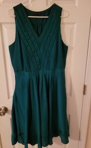 Emerald green dress